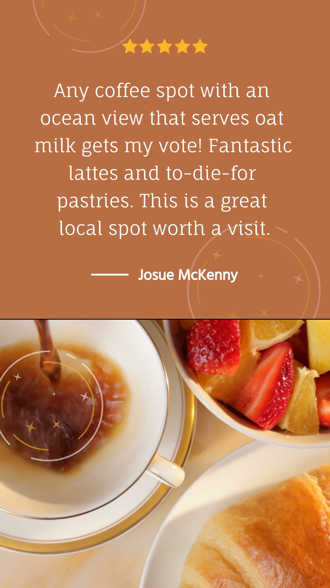Coffee Shop - Video Testimonial Vertical Template