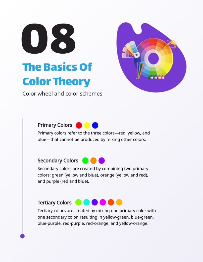 Color Theory Ebook Template | Visme