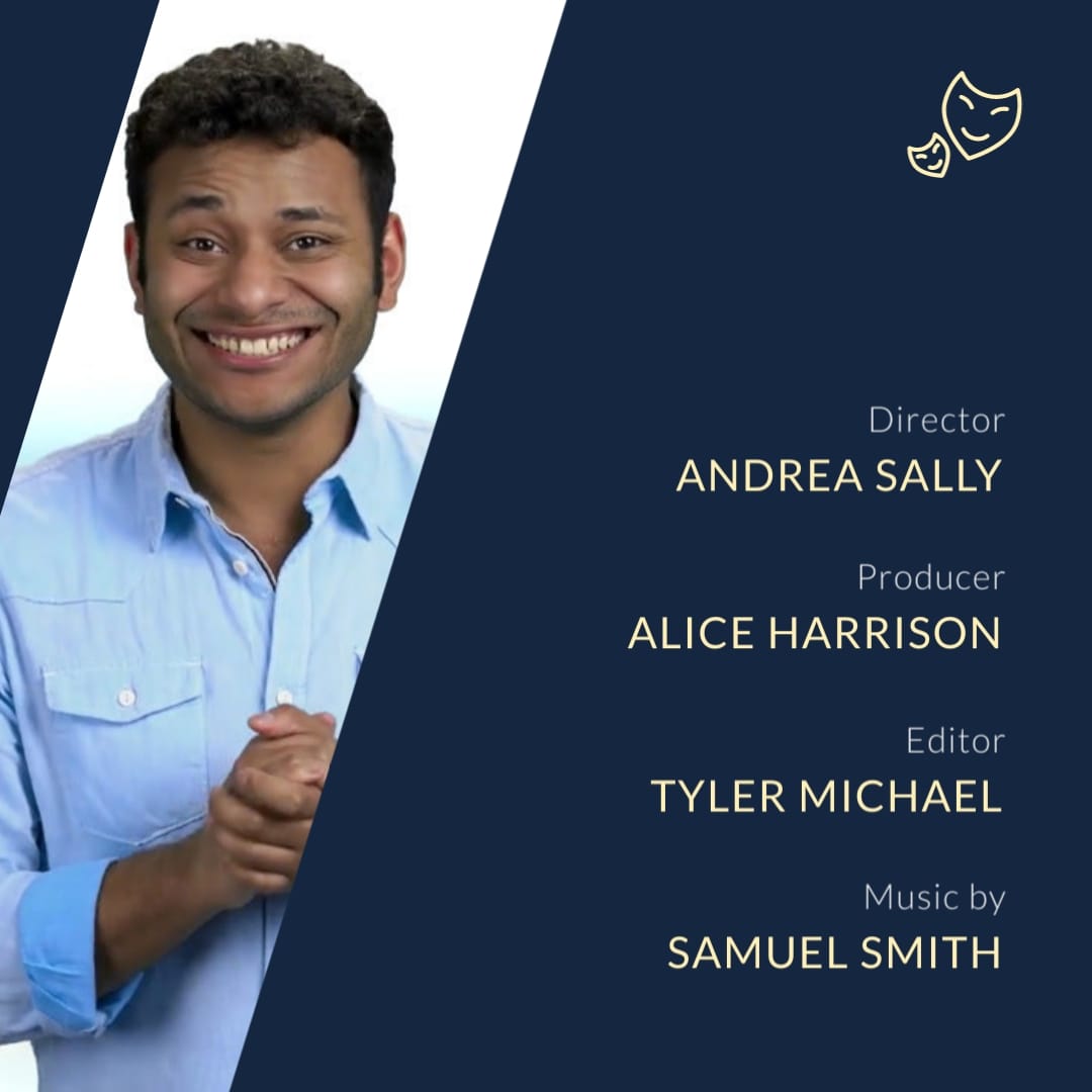 Comedy Movie Credits Video Square Template