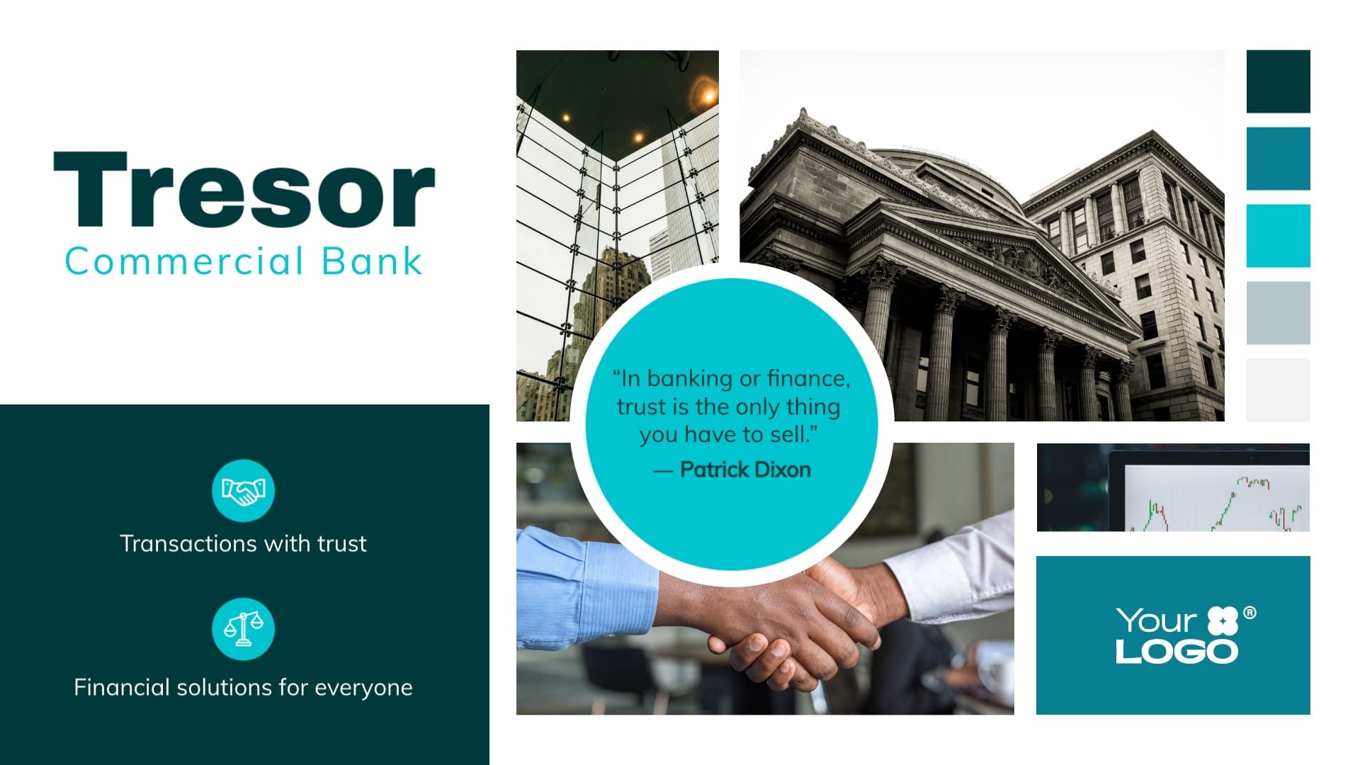 Commercial Bank Moodboard Template