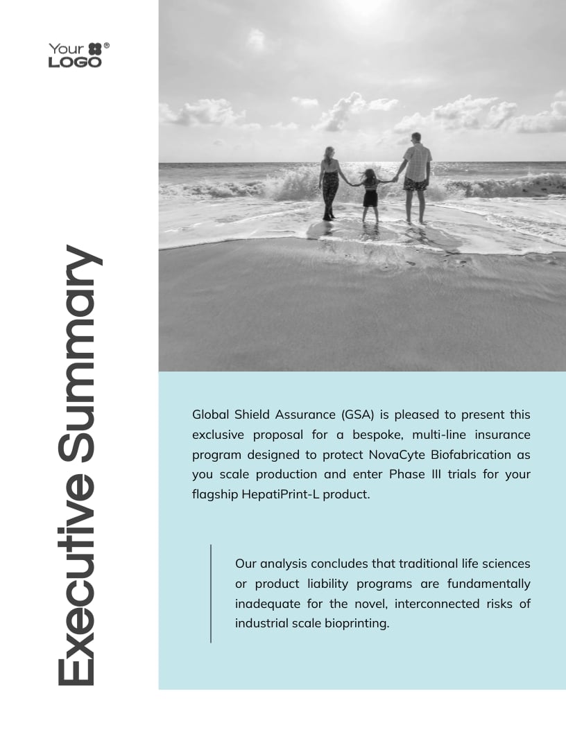 Commercial Insurance Proposal Template | Visme