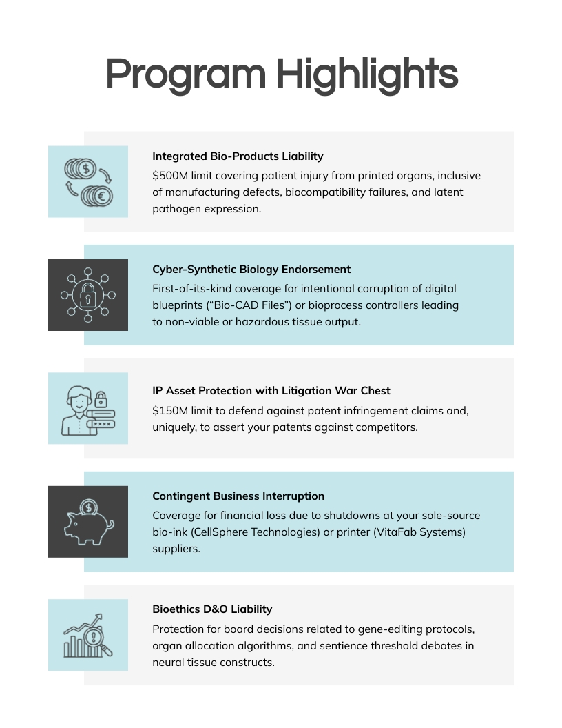 Commercial Insurance Proposal Template | Visme
