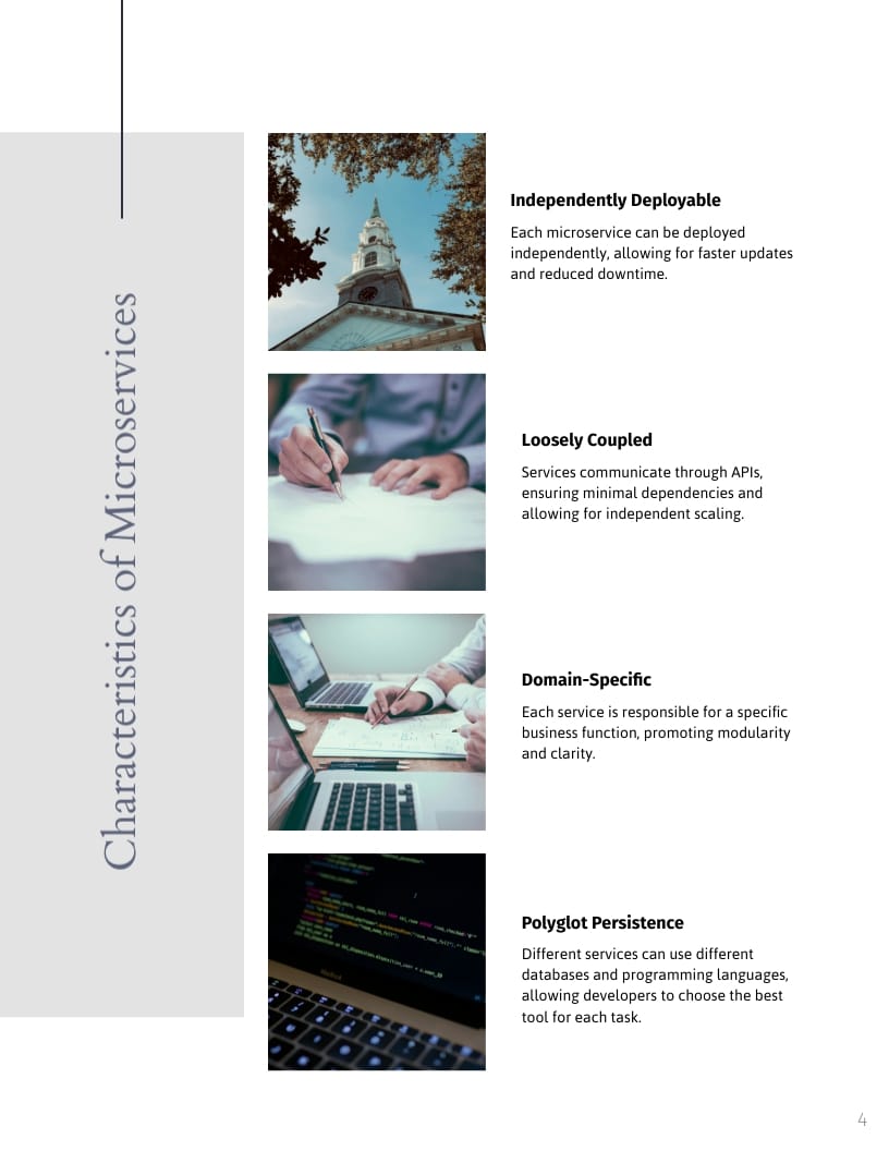 Microservices Technical Whitepaper Template - Slide 4 Microservices Technical Whitepaper Template - Slide 4
