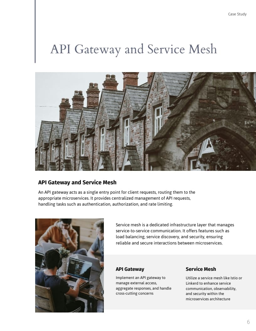 Microservices Technical Whitepaper Template - Slide 6 Microservices Technical Whitepaper Template - Slide 6
