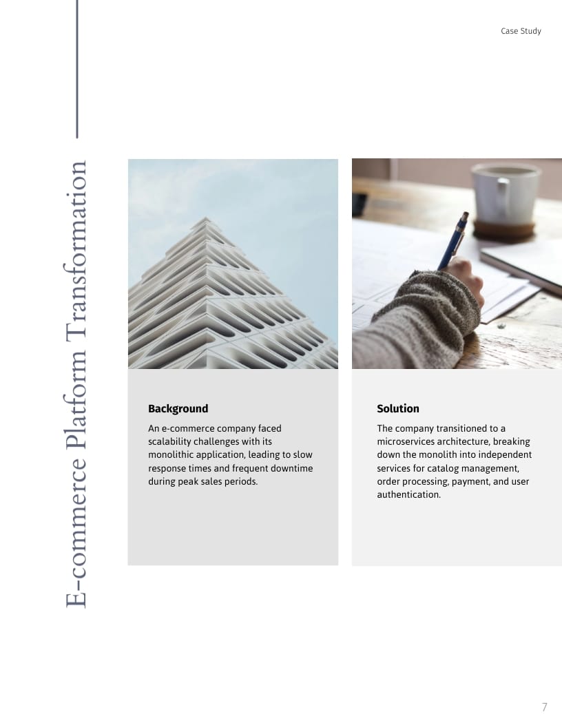 Microservices Technical Whitepaper Template - Slide 7 Microservices Technical Whitepaper Template - Slide 7