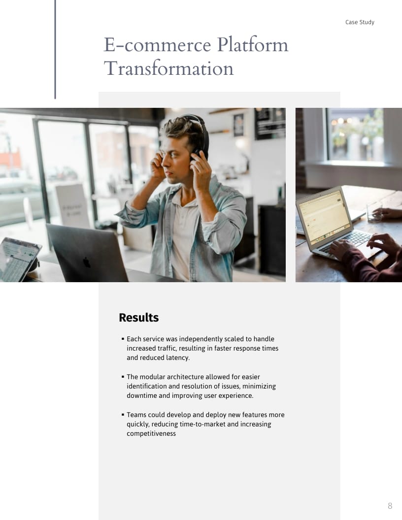 Microservices Technical Whitepaper Template - Slide 8 Microservices Technical Whitepaper Template - Slide 8