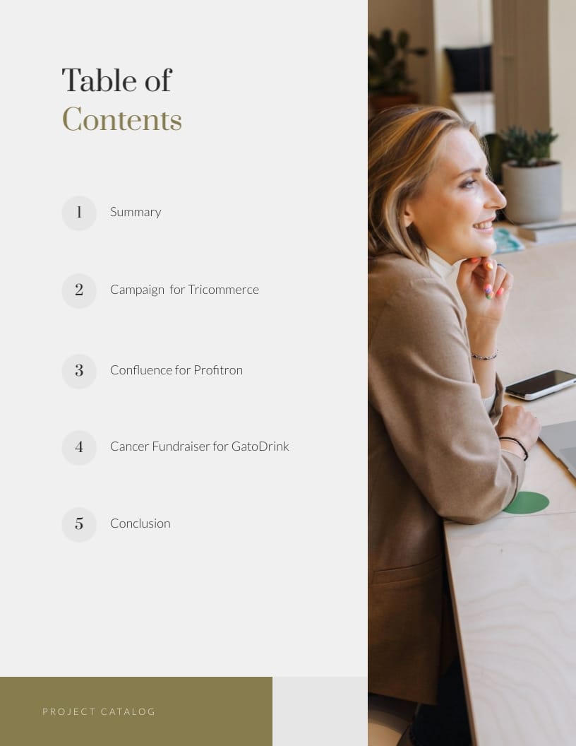 Communications Manager Project Catalog Template - Slide 2 Communications Manager Project Catalog Template - Slide 2