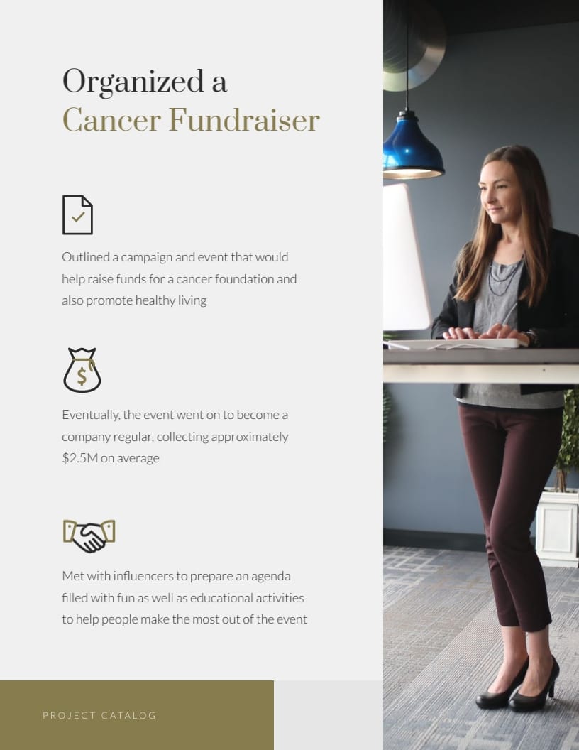 Communications Manager Project Catalog Template - Slide 6 Communications Manager Project Catalog Template - Slide 6