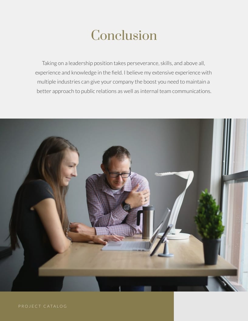 Communications Manager Project Catalog Template - Slide 7 Communications Manager Project Catalog Template - Slide 7