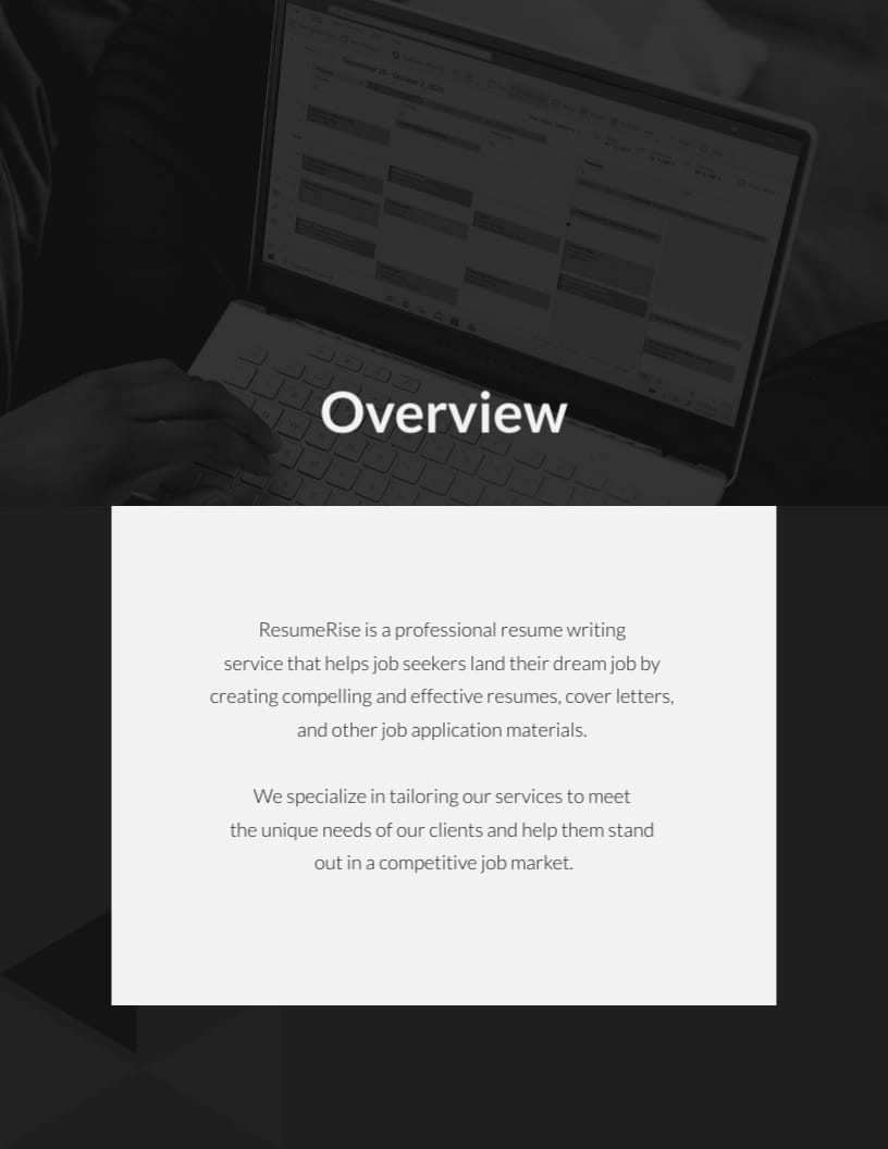 Company Bundling Business Model Plan