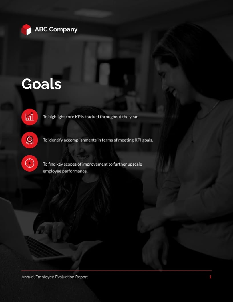 Company Employee Evaluation Report