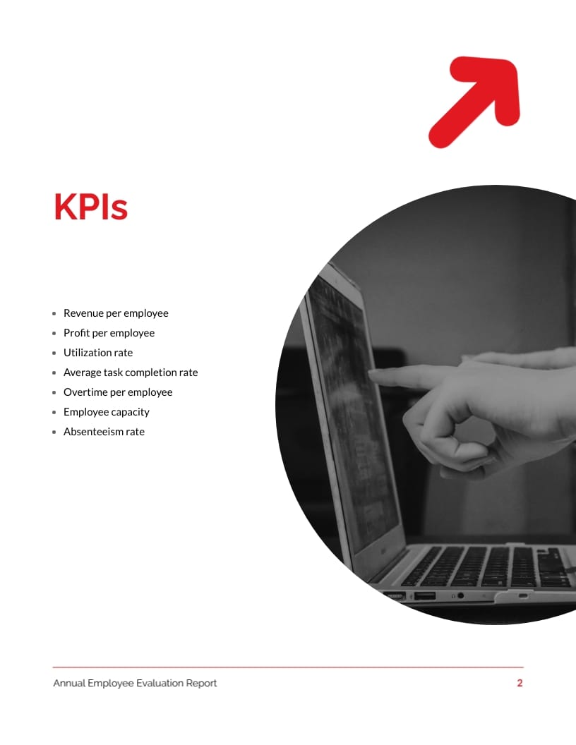 Company Employee Evaluation Report