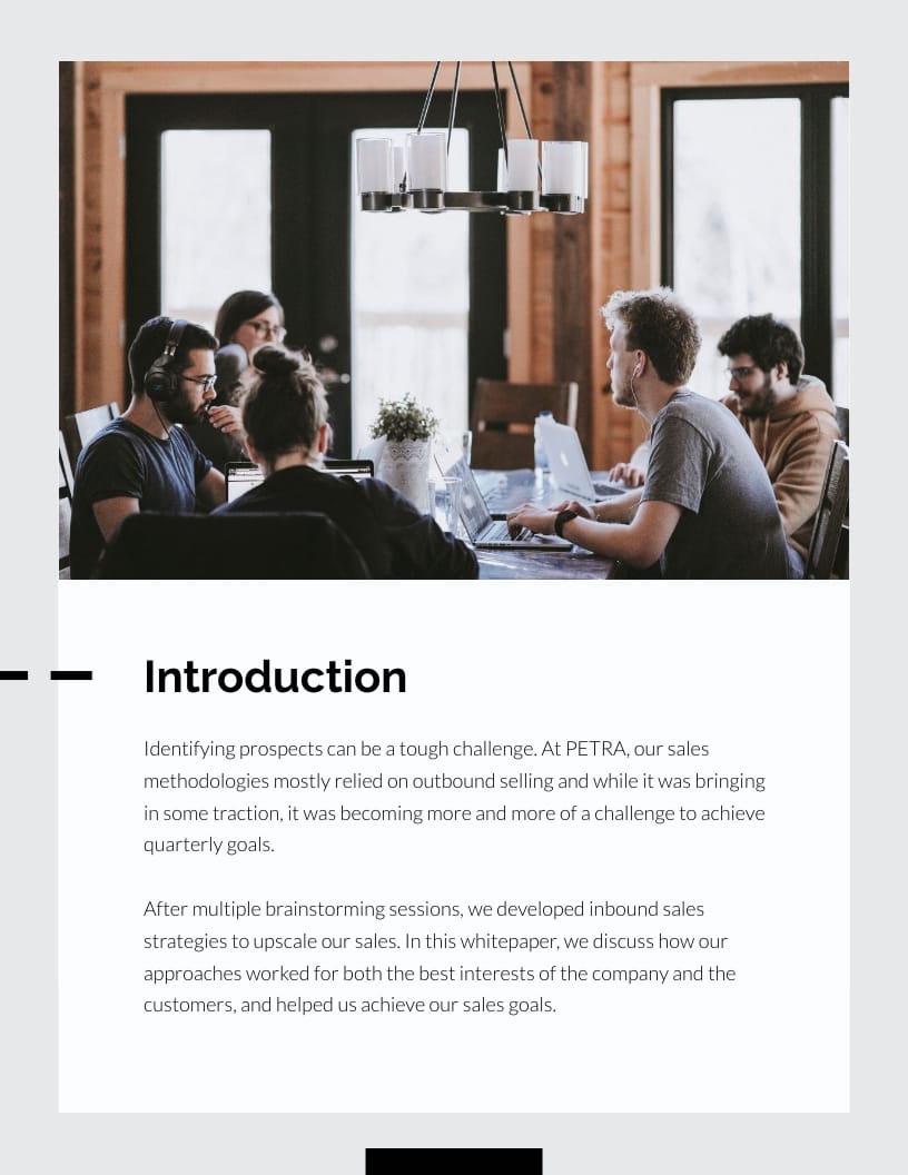 Company Inbound Sales Email Whitepaper Template - Slide 3 Company Inbound Sales Email Whitepaper Template - Slide 3