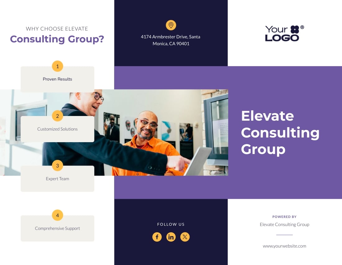 Company Overview Brochure Template