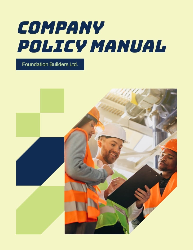 Company Policy Manual Template