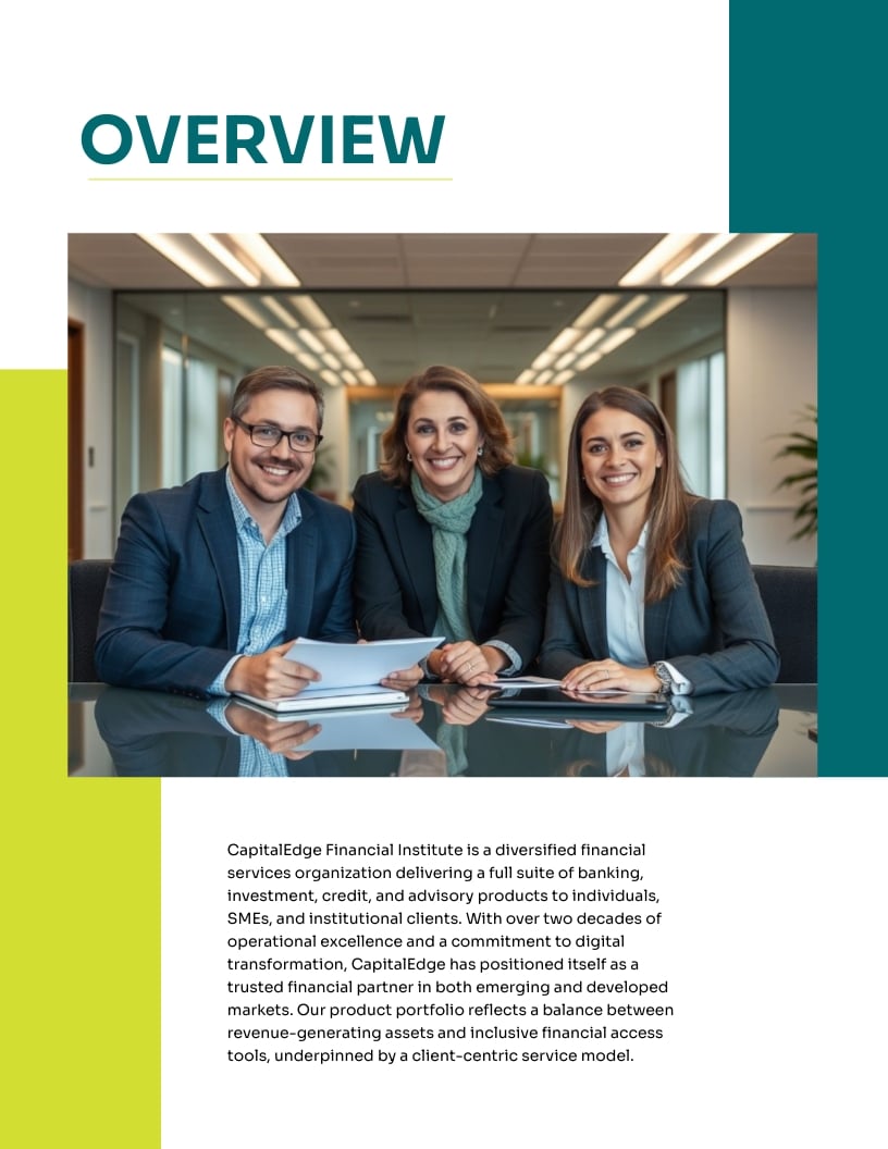 Company Product Portfolio Template - Slide 3 Company Product Portfolio Template - Slide 3