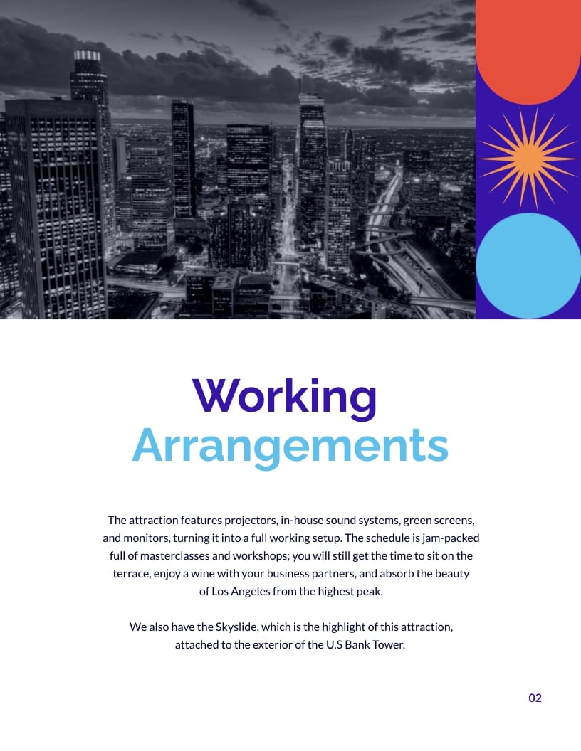 Company Retreat Booklet Template - Slide 4 Company Retreat Booklet Template - Slide 4