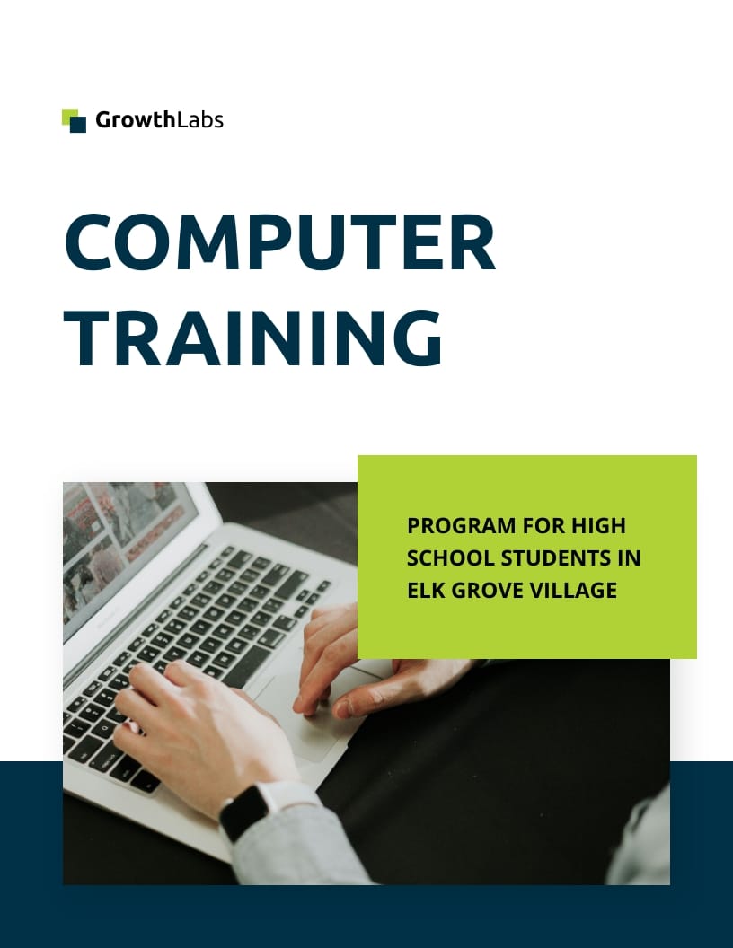 Computer Training Bootcamp Grant Proposal Template