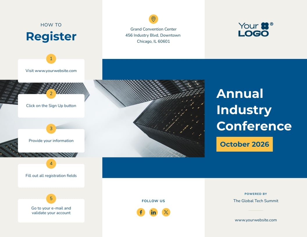 Conference Brochure Template