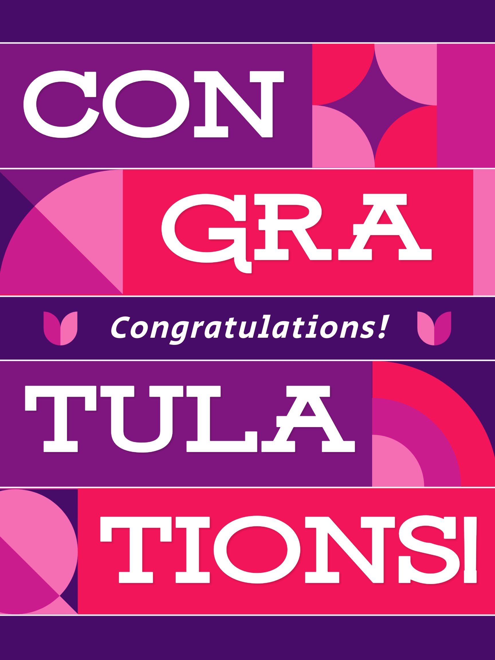 Congrats Poster Template