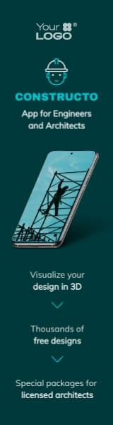 Construction App Wide Skyscraper Template