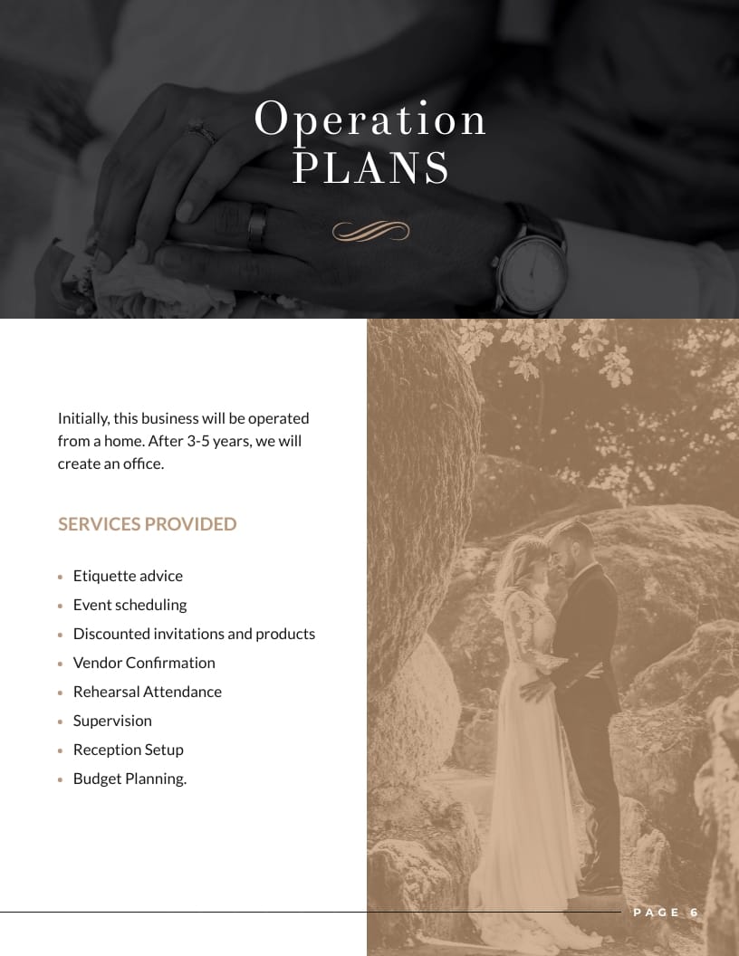 Consulting - Business Plan Template - Slide 6 Consulting - Business Plan Template - Slide 6