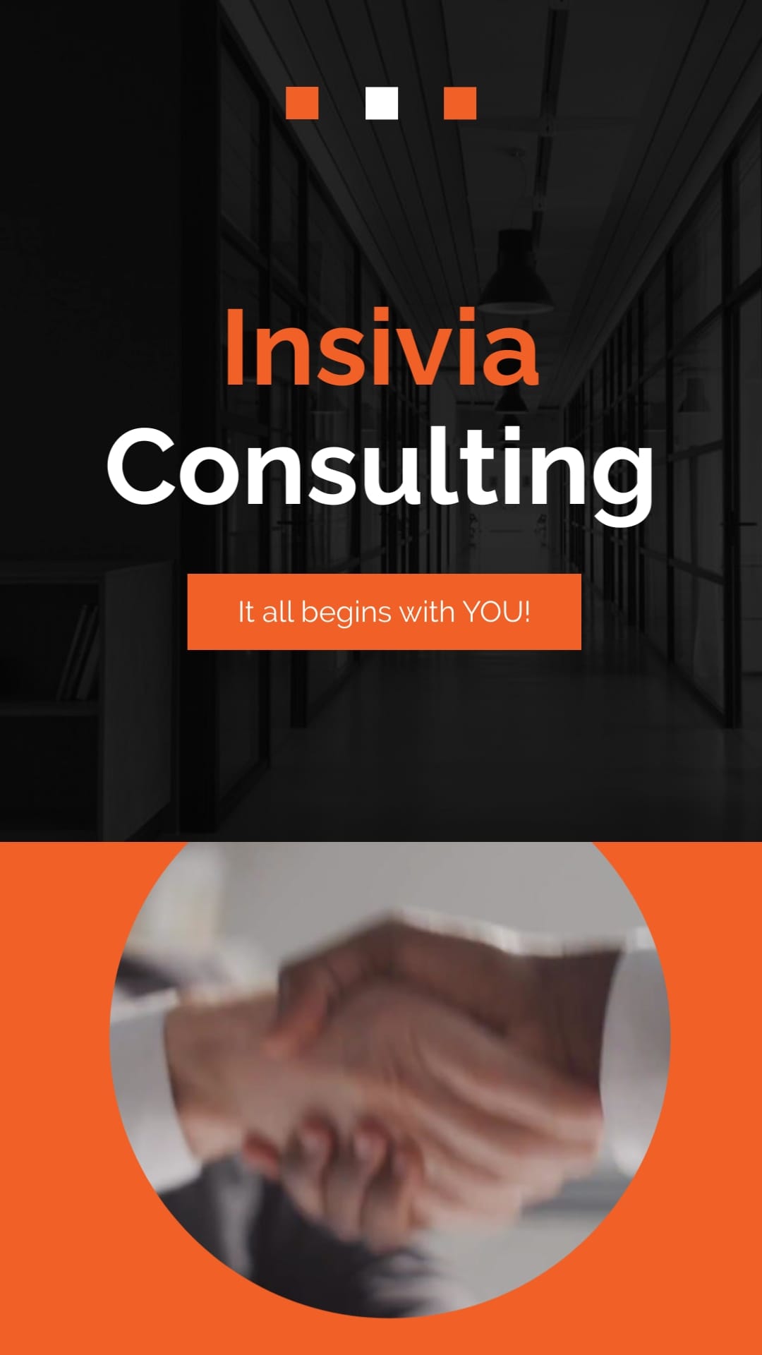 Consulting Recruitment Video Vertical Template