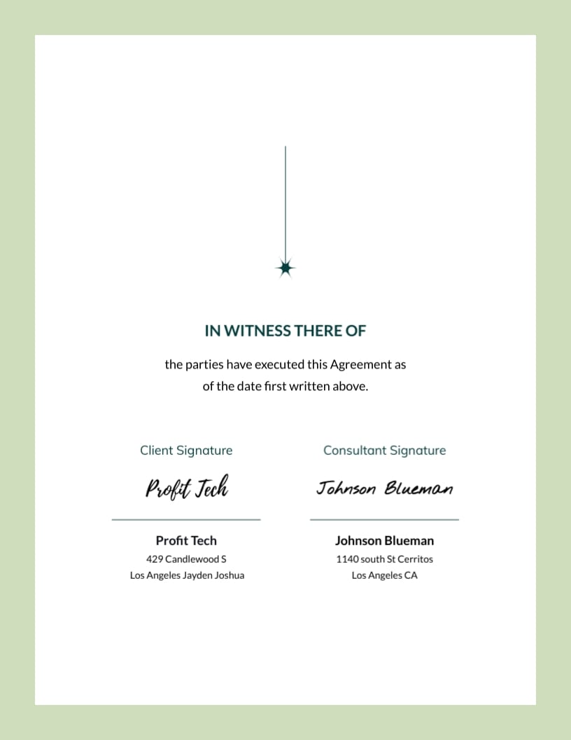 Consulting Services Agreement Contract Template - Slide 4 Consulting Services Agreement Contract Template - Slide 4