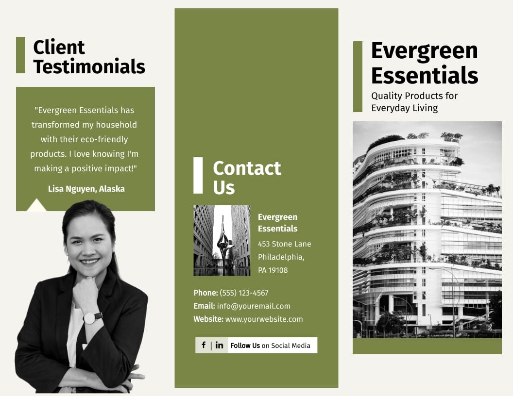 Consumer Company Brochure Template