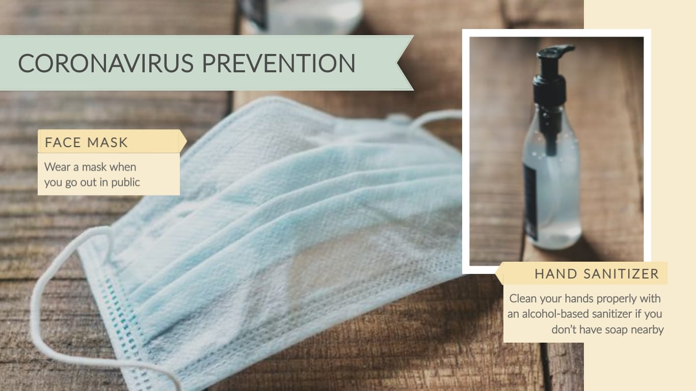 Corona Virus Prevention Pastel - Twitter Ad Template