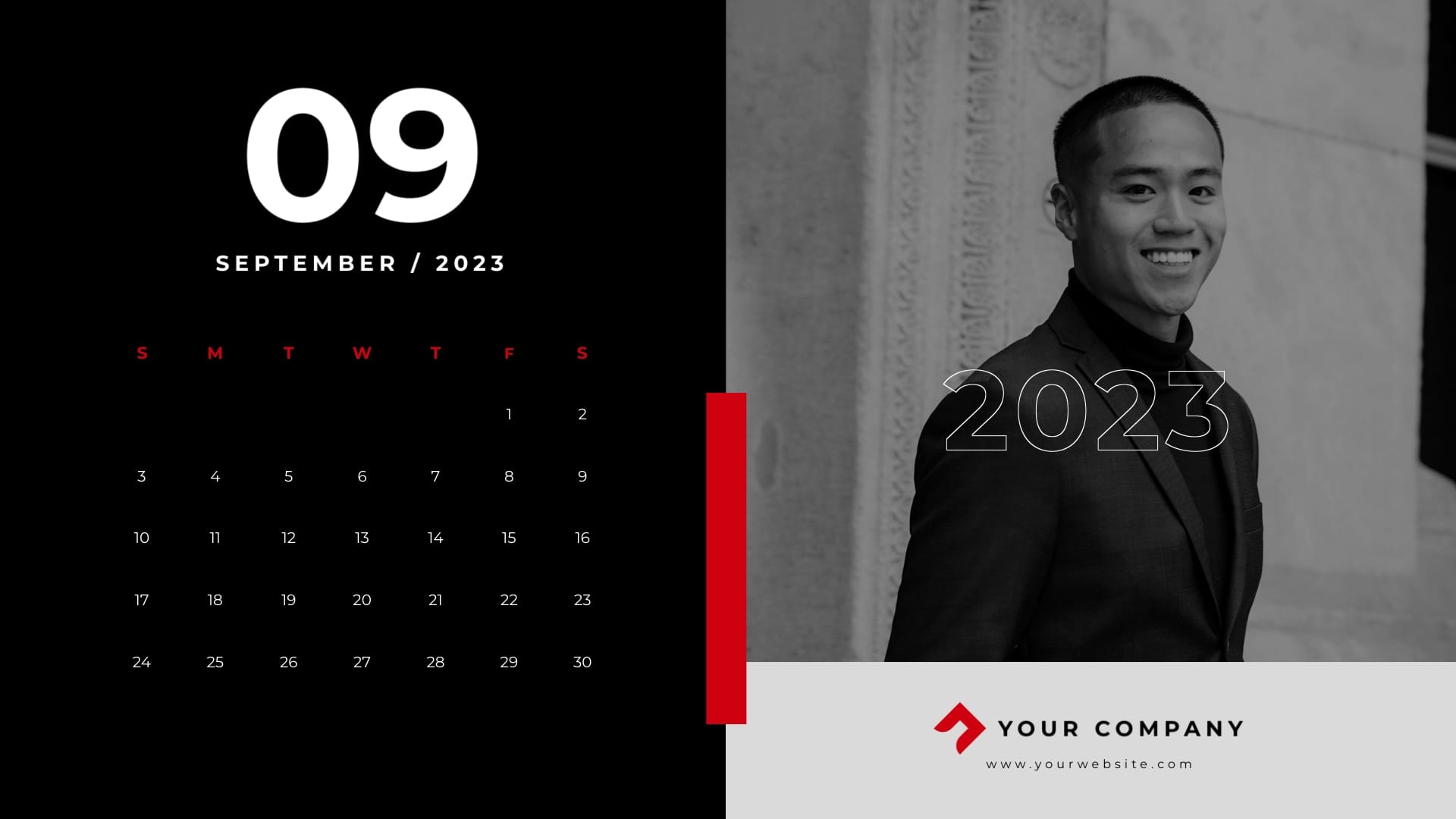 Corporate Company Calendar Template - Slide 9 Corporate Company Calendar Template - Slide 9