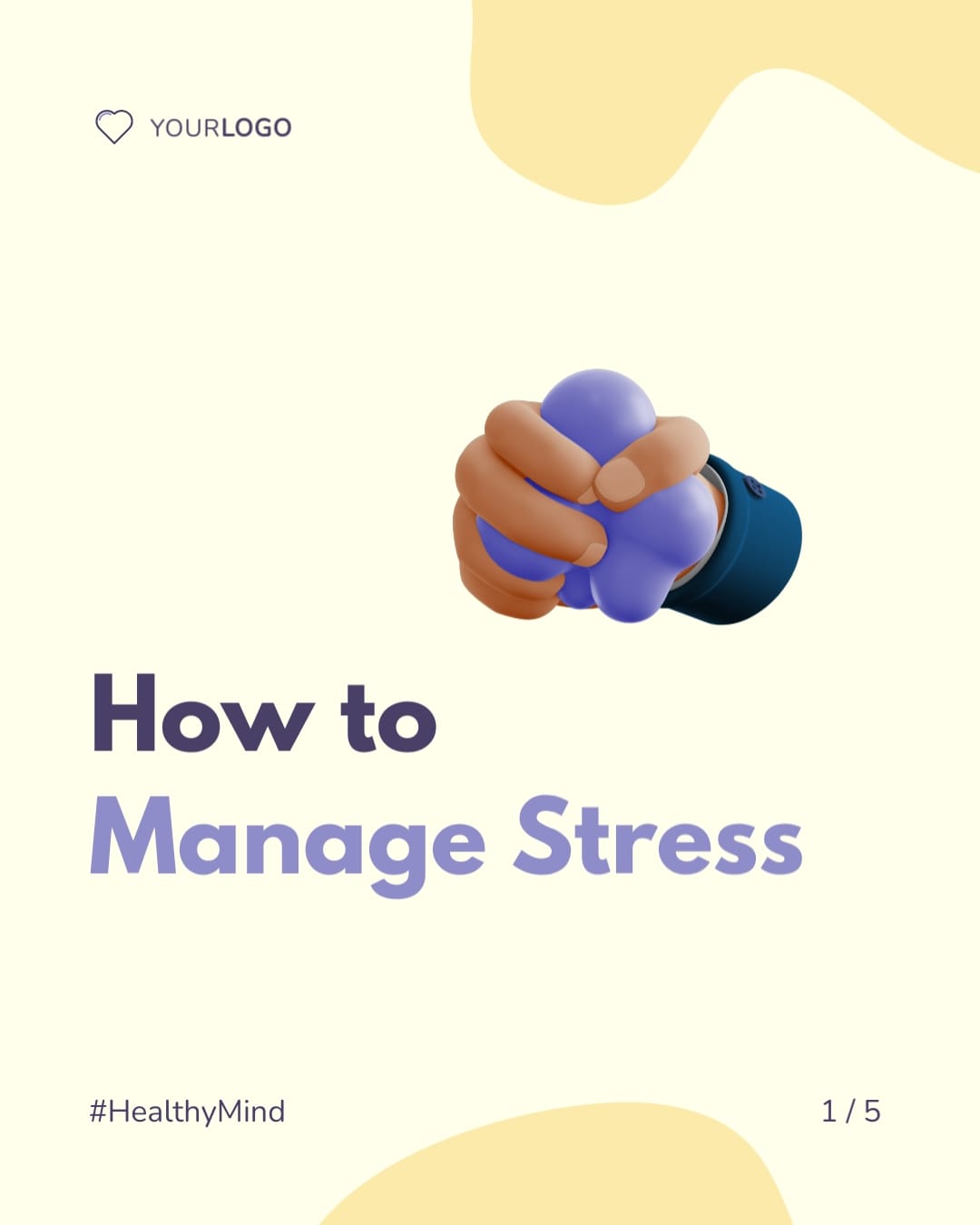 Corporate Counseling Twitter X Carousel Post Vertical Template