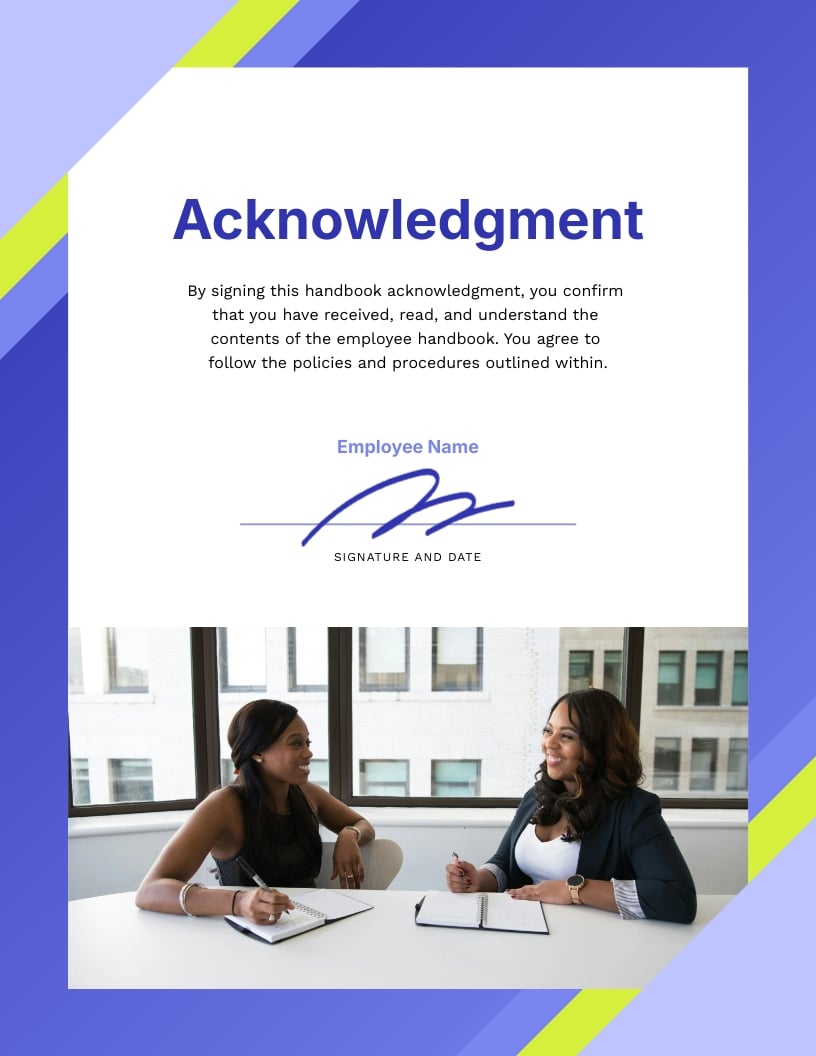 Corporate Employee Handbook Template - Slide 8 Corporate Employee Handbook Template - Slide 8