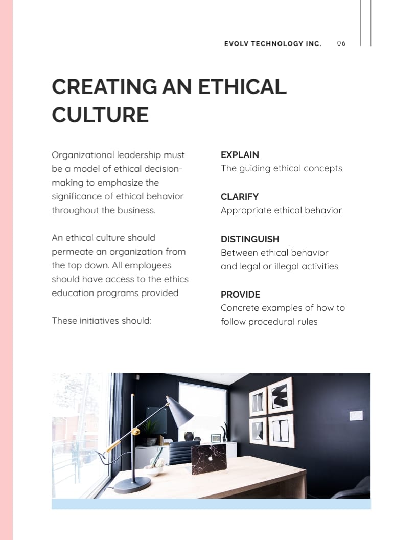 Corporate Ethics Training Manual Template - Slide 7 Corporate Ethics Training Manual Template - Slide 7