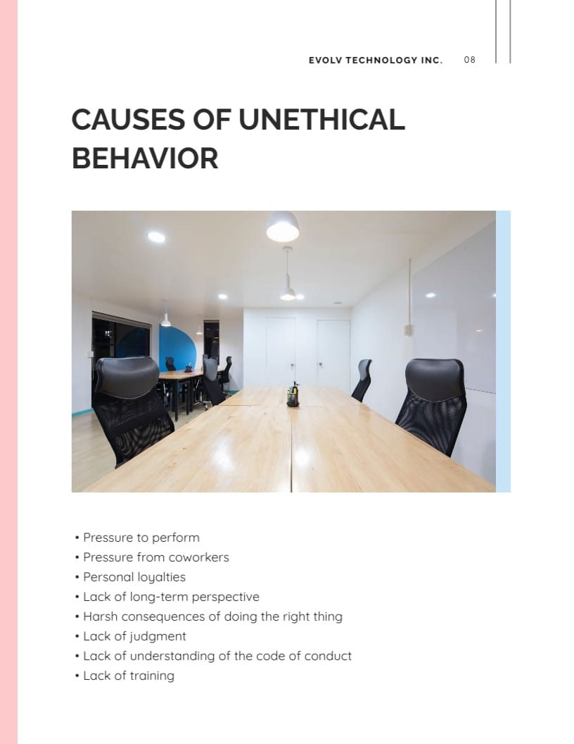 Corporate Ethics Training Manual Template - Slide 9 Corporate Ethics Training Manual Template - Slide 9