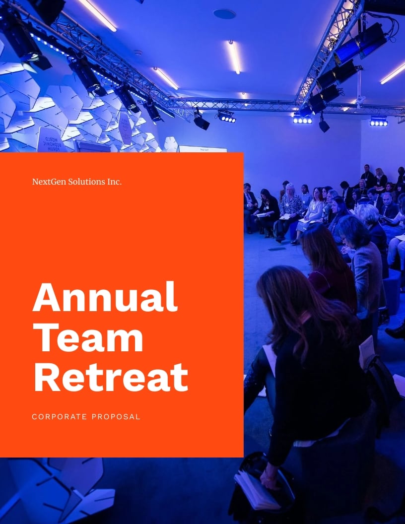 Corporate Event Proposal Template