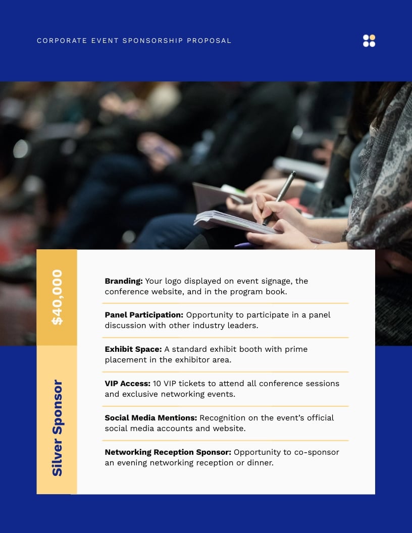Corporate Event Sponsorship Proposal Template | Visme