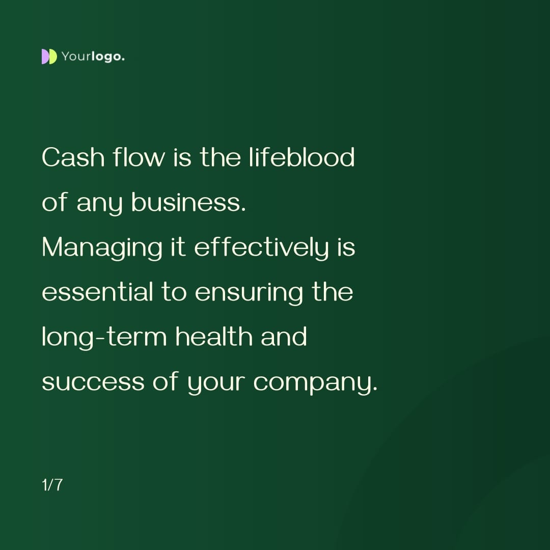 Corporate Finance Twitter Carousel Square Template