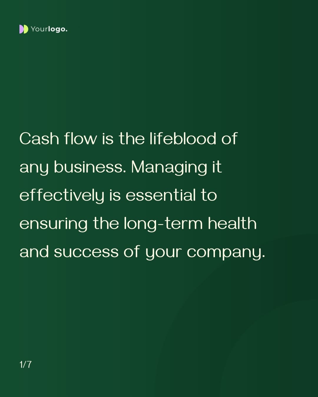 Corporate Finance Twitter Carousel Vertical Template