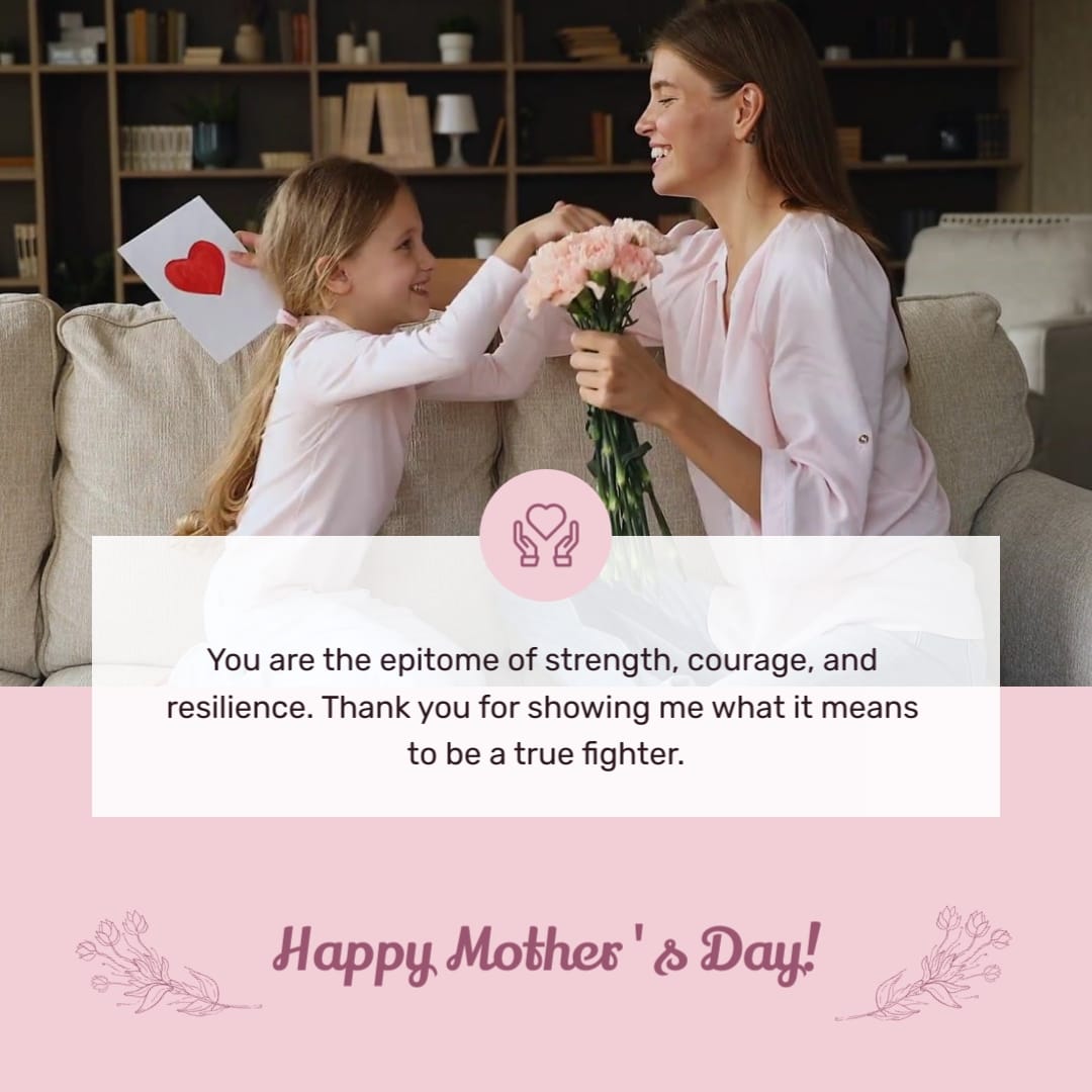 Corporate Mothers Day Greeting Card Square Template