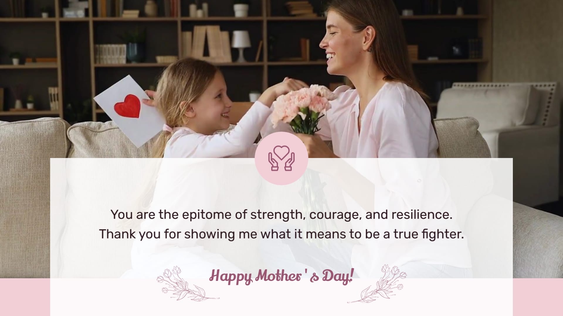 Corporate Mothers Day Greeting Card Template