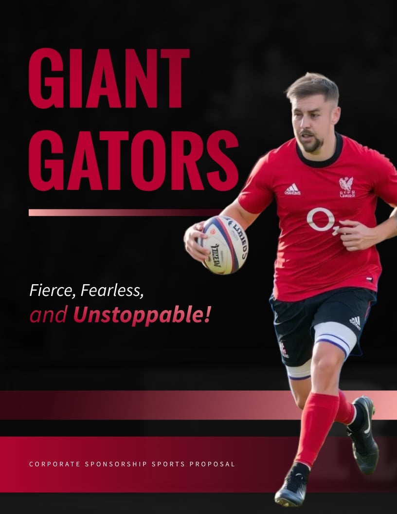 Corporate Sponsorship Sports Proposal Template