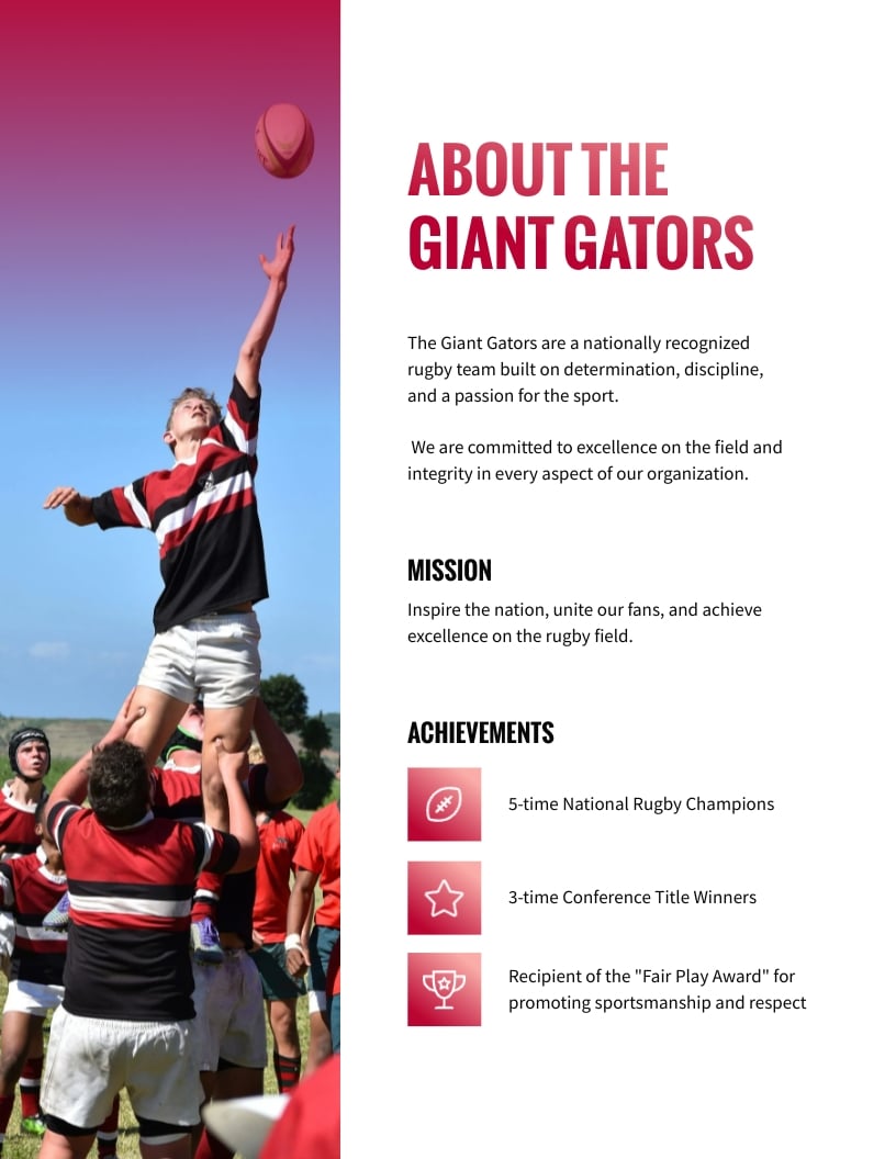 Corporate Sponsorship Sports Proposal Template | Visme