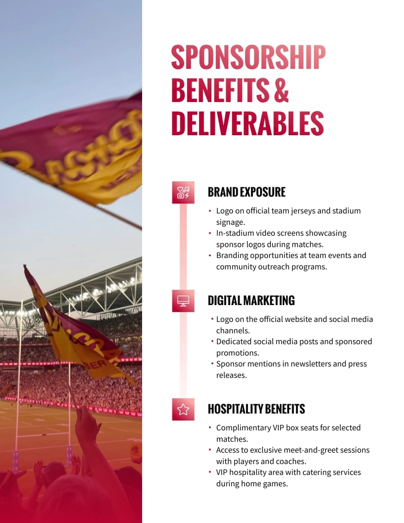 Corporate Sponsorship Sports Proposal Template | Visme
