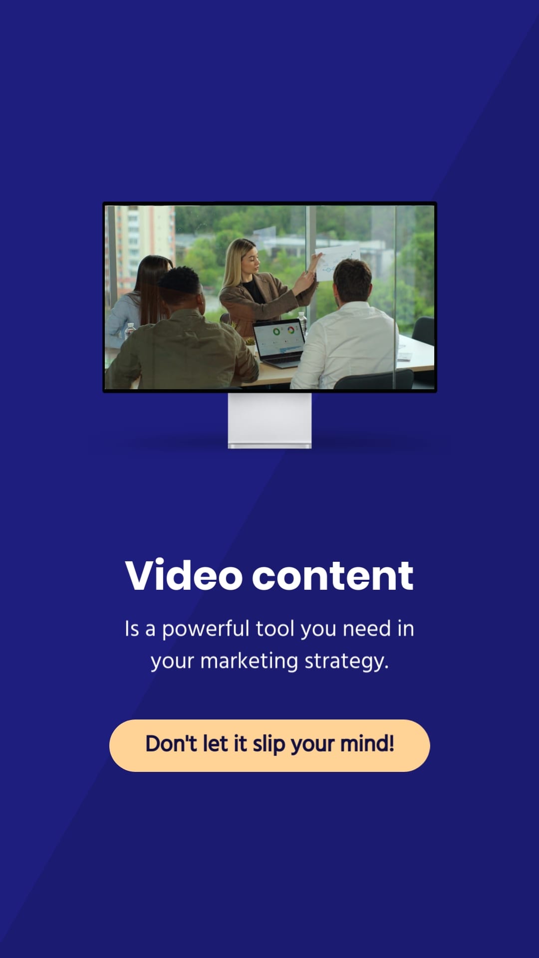 Corporate Video Infographic Vertical Template