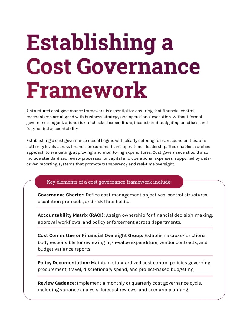 Cost Management Workbook Template - Slide 11 Cost Management Workbook Template - Slide 11