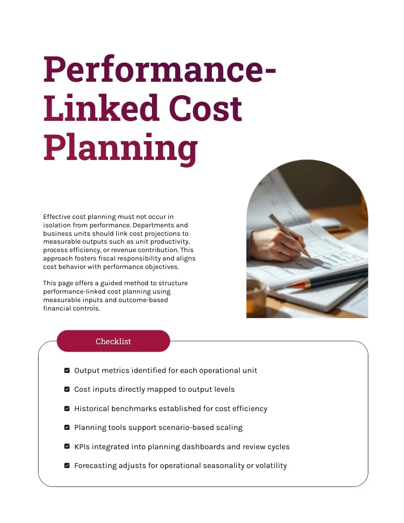Cost Management Workbook Template - Slide 7 Cost Management Workbook Template - Slide 7