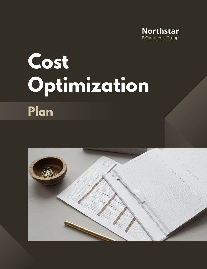 Cost Optimization Plan Template