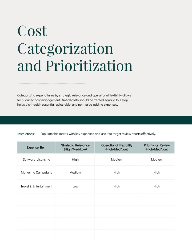 Cost Optimization Workbook Template - Slide 7 Cost Optimization Workbook Template - Slide 7
