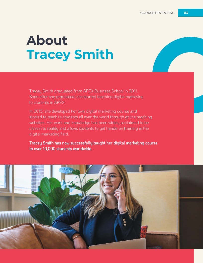 Course Proposal Template - Slide 3 Course Proposal Template - Slide 3